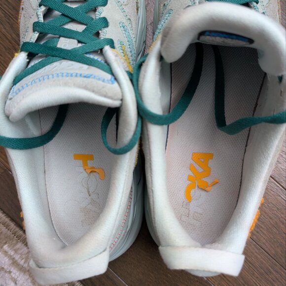 Hoka One One U Clifton L Embroidery Sneaker Shoes, Size Men 9.5 / Women 10,5 US - Picture 10 of 14
